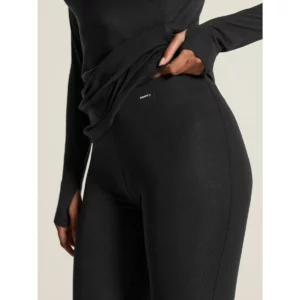 Conjunto interior mujer CRAFT CLASSIC THERMAL SET C19406, Negro, detalle de la cintura