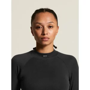 Conjunto interior mujer CRAFT CLASSIC THERMAL SET C19406, Negro, detalle de la camiseta