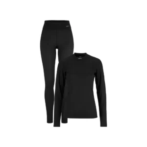 Conjunto interior mujer CRAFT CLASSIC BASELAYER SET C19417, Negro, vista frontal