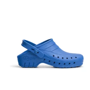 Zueco sanitario Dian 02-S azul, vista lateral
