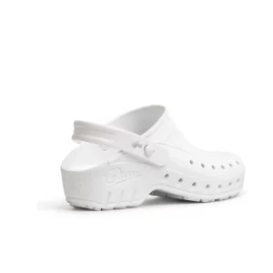 Zueco sanitario Dian 02-S blanco, vista posterior
