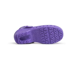 Zueco sanitario Dian 02-S violeta, vista suela