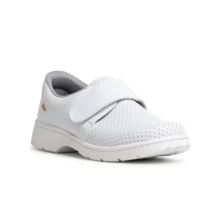Zapato sanitario Dian 1805-LM blanco, vista tres cuartos alternativa