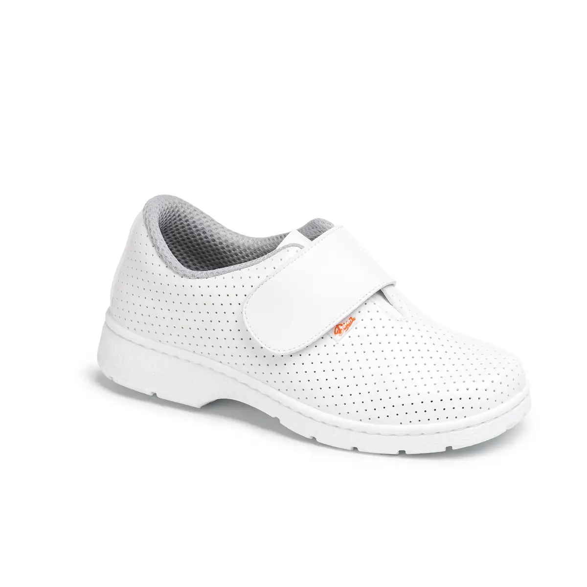 Zapato sanitario Dian 1807-LM 1 Zapato sanitario Dian 1807-LM blanco, vista tres cuartos