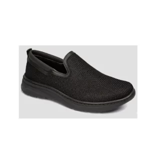 Zapato Dian MARSELLA TEX negro brillo, vista tres cuartos
