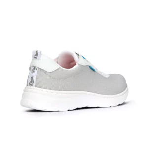 Zapatilla Dian ALICANTE gris, vista posterior.