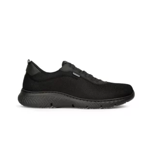 Zapatilla Dian ATLANTA negro, vista lateral.