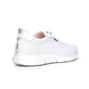 Zapatilla Dian ATLANTA blanco, vista posterior.
