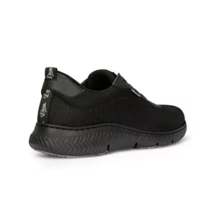 Zapatilla Dian ATLANTA negro, vista posterior.