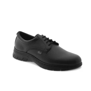 Zapato de trabajo Dian BERNA negro, vista tres cuartos