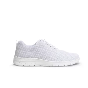 Zapatilla Dian CALPE blanco, vista lateral.
