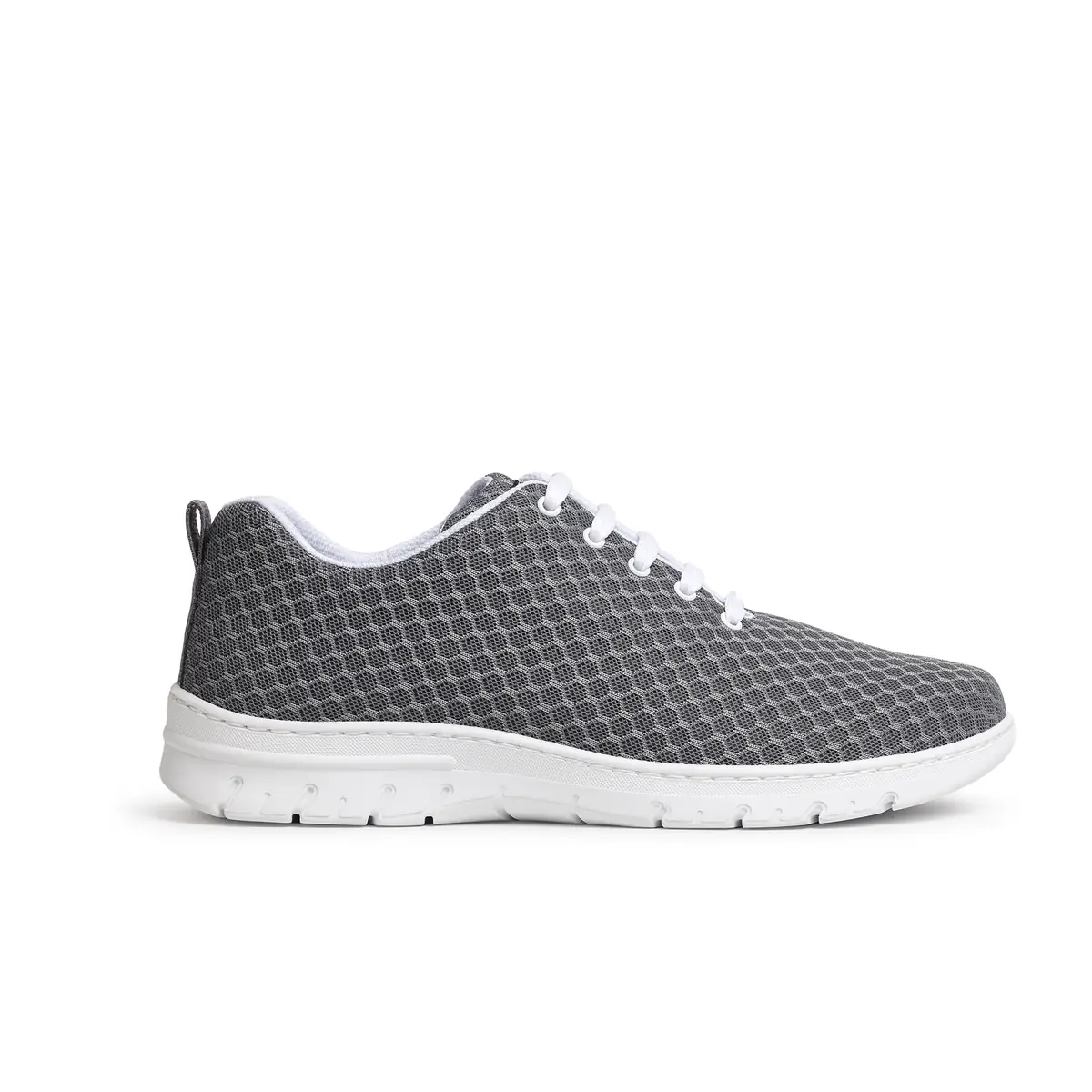 Zapatilla Dian CALPE 35 Zapatilla Dian CALPE gris, vista lateral.