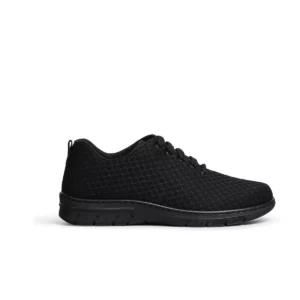 Zapatilla Dian CALPE negro, vista lateral.