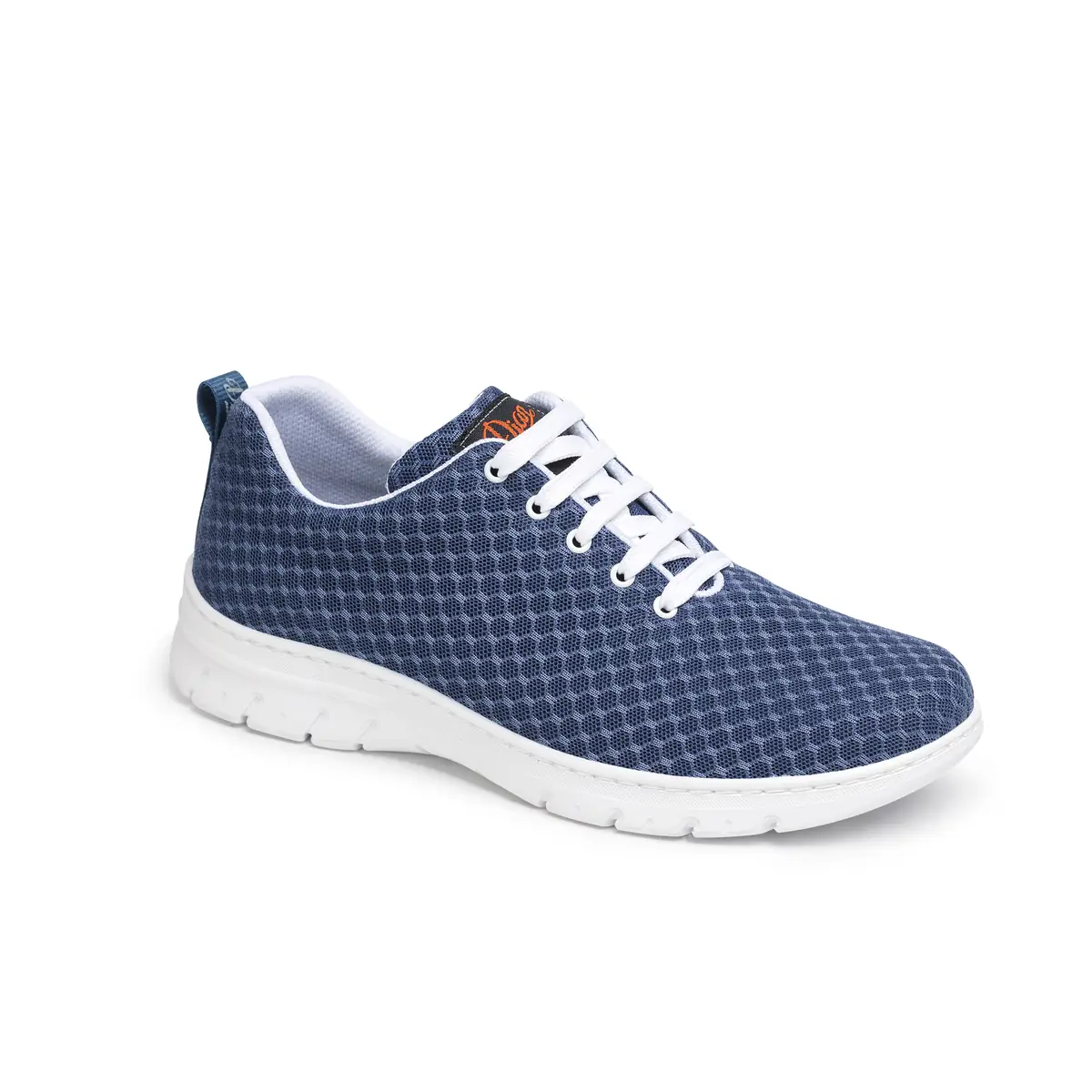 Zapatilla Dian CALPE 10 Zapatilla Dian CALPE azul, vista tres cuartos.
