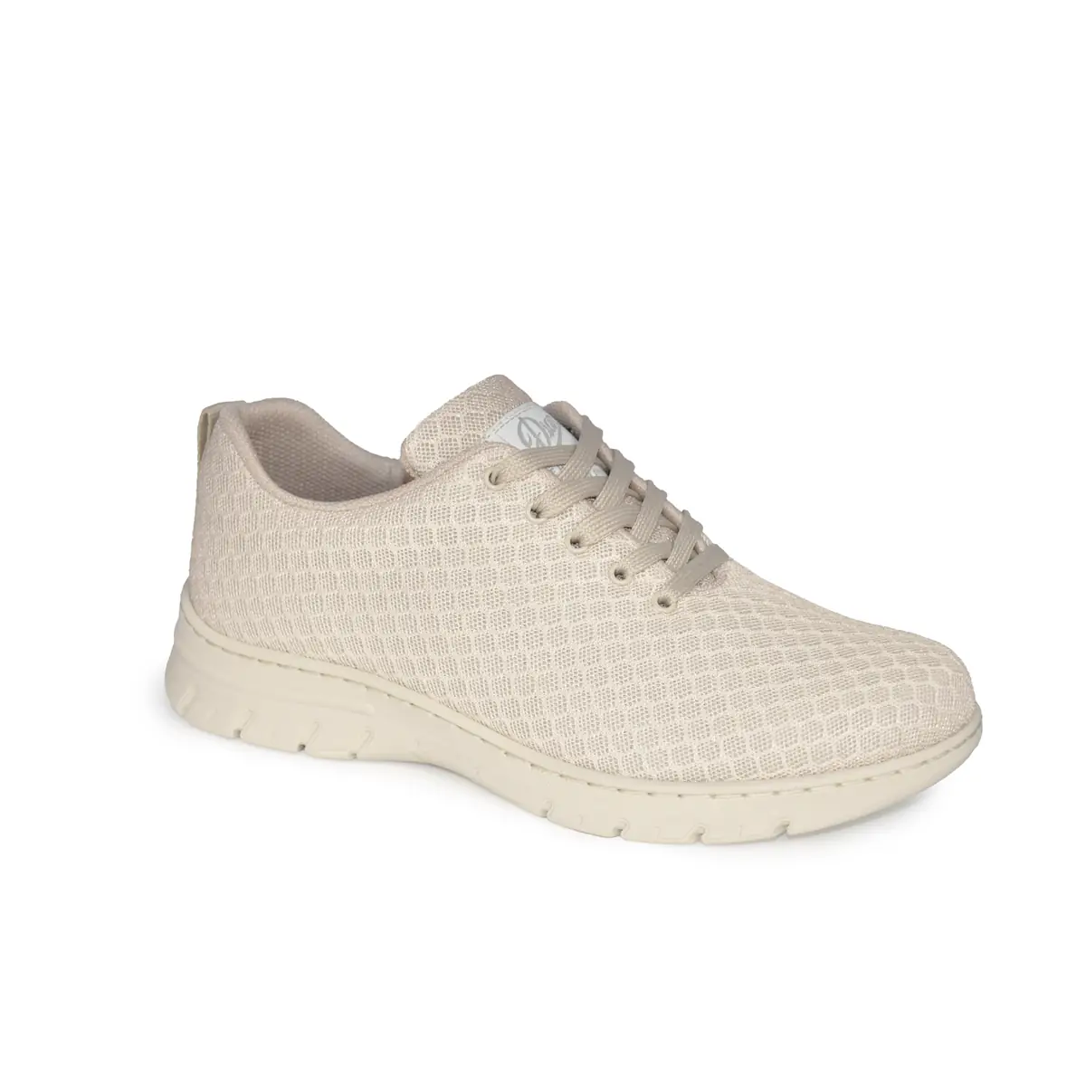 Zapatilla Dian CALPE 30 Zapatilla Dian CALPE beige, vista tres cuartos.