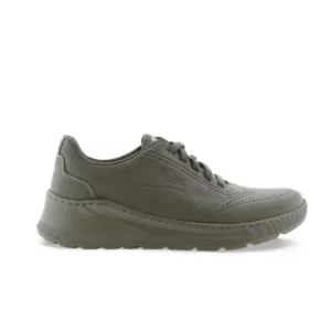 Zapatilla Dian DUNA kaki, vista lateral.