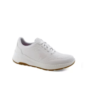 Zapatilla Dian DUNA blanco, vista tres cuartos.