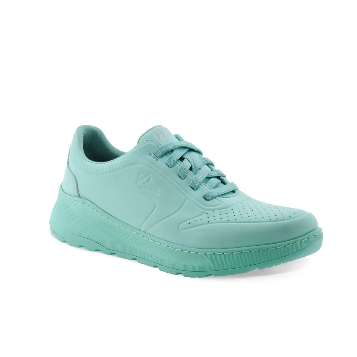 Zapatilla Dian DUNA 20 Zapatilla Dian DUNA menta, vista tres cuartos.