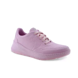Zapatilla Dian DUNA rosa, vista tres cuartos.