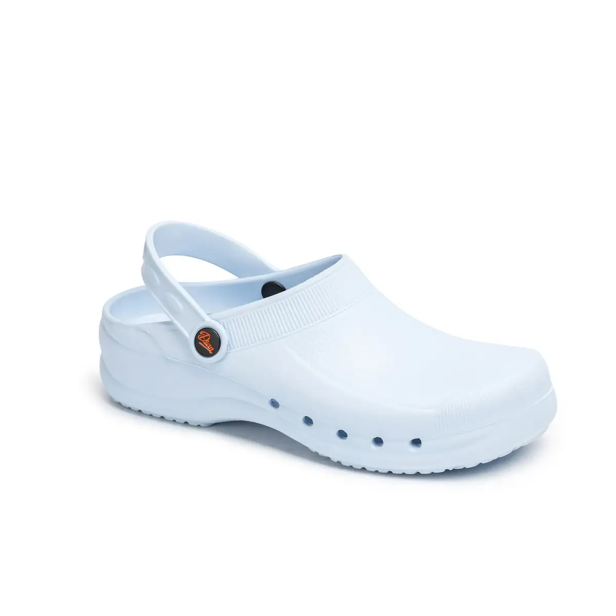 Zueco sanitario Dian EVA 44 Zueco sanitario Dian EVA celeste, vista tres cuartos