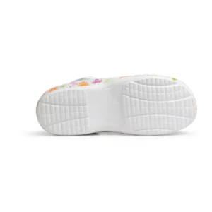 Zueco sanitario Dian EVA ESTAMPADO blanco, vista suela
