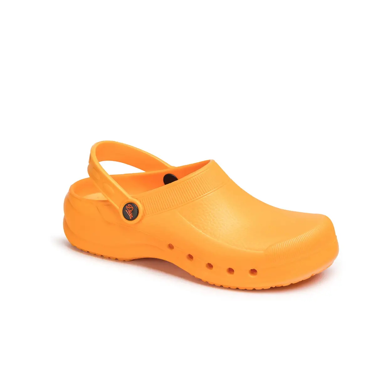 Zueco sanitario Dian EVA 38 Zueco sanitario Dian EVA naranja, vista tres cuartos