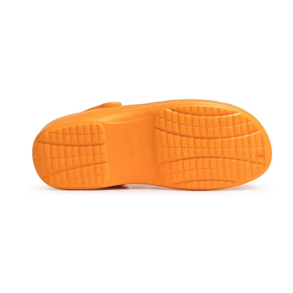 Zueco sanitario Dian EVA 43 Zueco sanitario Dian EVA naranja, vista suela
