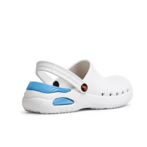 Zueco sanitario Dian EVA SOFT blanco, vista posterior