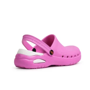 Zueco sanitario Dian EVA SOFT rosa, vista posterior