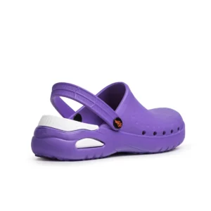 Zueco sanitario Dian EVA SOFT violeta, vista posterior