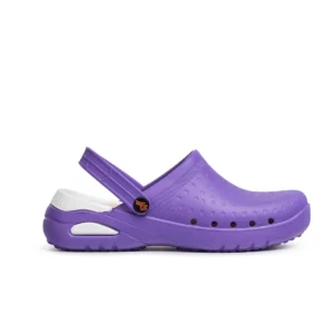 Zueco sanitario Dian EVA SOFT violeta, vista lateral