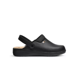 Zueco sanitario Dian MAR negro, vista lateral alternativa