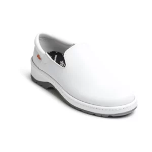 Zapato de trabajo Dian MARSELLA blanco, vista frontal elevada