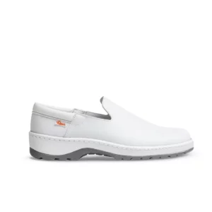 Zapato de trabajo Dian MARSELLA blanco, vista lateral