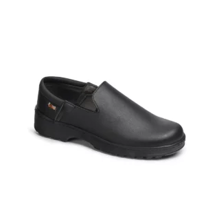 Zapato de trabajo Dian MARSELLA negro, vista tres cuartos