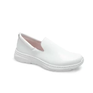 Zapato Dian MARSELLA PLUS blanco, vista tres cuartos.