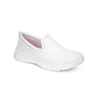 Zapato de trabajo Dian MARSELLA TEX blanco, vista tres cuartos