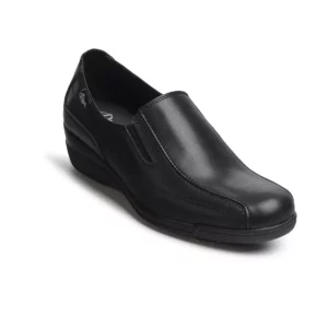 Zapato de trabajo Dian MARTA negro, vista frontal elevada
