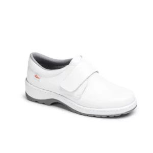 Zapato de trabajo Dian MILÁN-SCL LISO blanco, vista tres cuartos