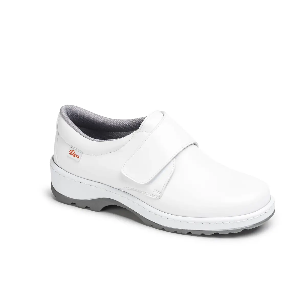 Zapato de trabajo Dian MILÁN-SCL LISO 1 Zapato de trabajo Dian MILÁN-SCL LISO blanco, vista tres cuartos