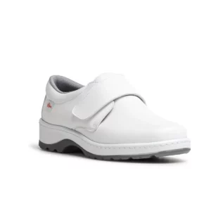 Zapato de trabajo Dian MILÁN-SCL LISO blanco, vista tres cuartos alternativa