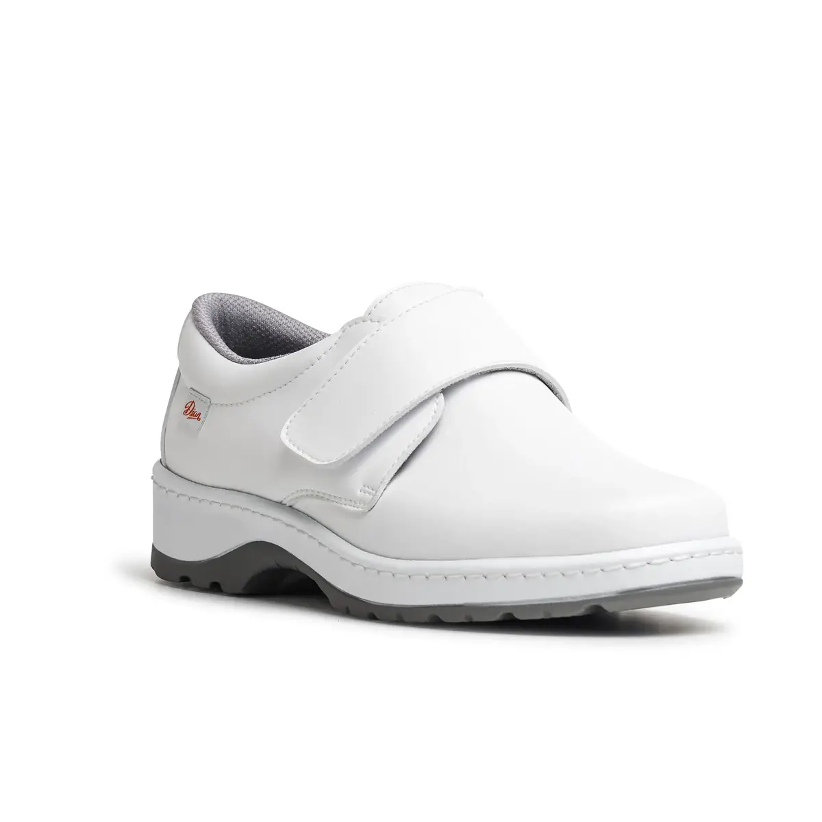 Zapato de trabajo Dian MILÁN-SCL LISO 4 Zapato de trabajo Dian MILÁN-SCL LISO blanco, vista tres cuartos alternativa