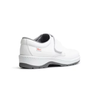 Zapato de trabajo Dian MILÁN-SCL LISO blanco, vista posterior
