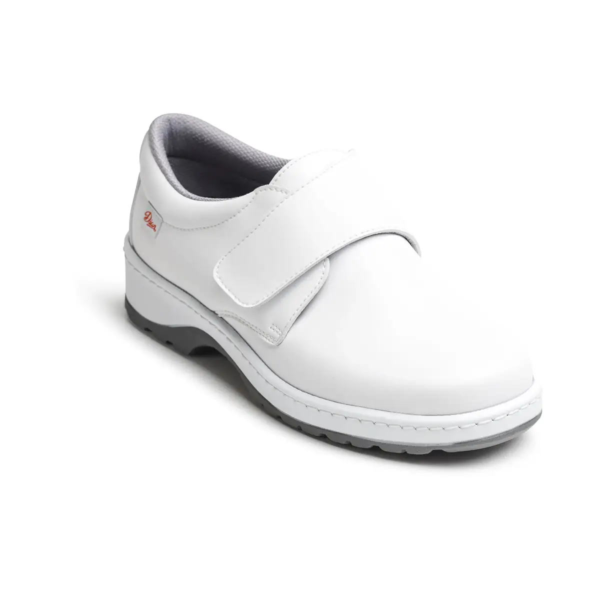 Zapato de trabajo Dian MILÁN-SCL LISO 5 Zapato de trabajo Dian MILÁN-SCL LISO blanco, vista frontal elevada