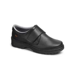 Zapato de trabajo Dian MILÁN-SCL LISO negro, vista tres cuartos
