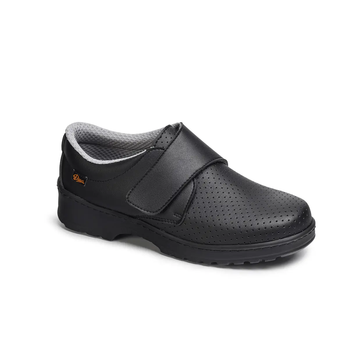 Zapato de trabajo Dian MILÁN-SCL PICADO 2 Zapato de trabajo Dian MILÁN-SCL PICADO negro, vista tres cuartos