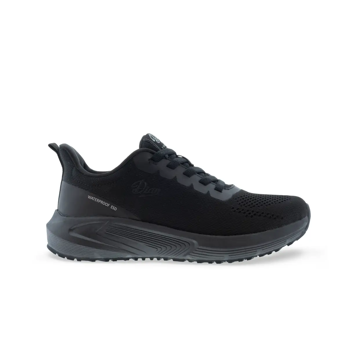 Zapatilla impermeable Dian NIMBO 6 Zapatilla Dian NIMBO negro, vista lateral.