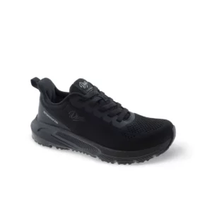 Zapatilla Dian NIMBO negro, vista tres cuartos.