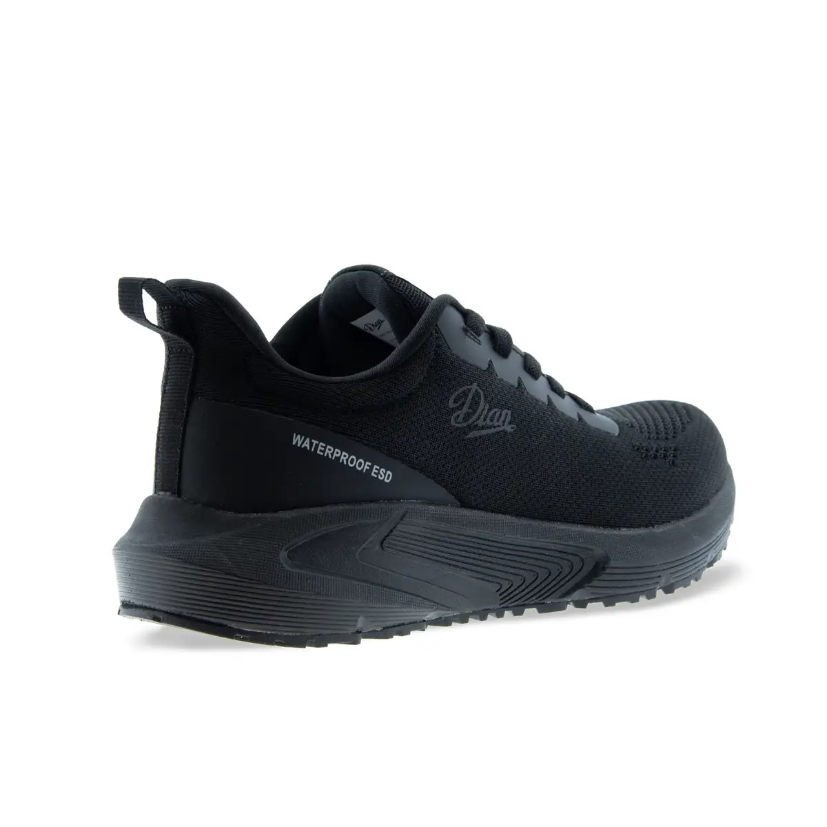 Zapatilla impermeable Dian NIMBO 8 Zapatilla Dian NIMBO negro, vista posterior.
