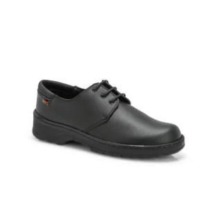 Zapato de trabajo Dian NIZA negro, vista tres cuartos